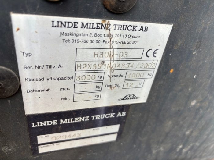 2002 Linde H25D-03 - Image 16