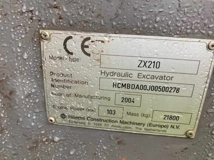 2004 Hitachi ZX210 - Image 40