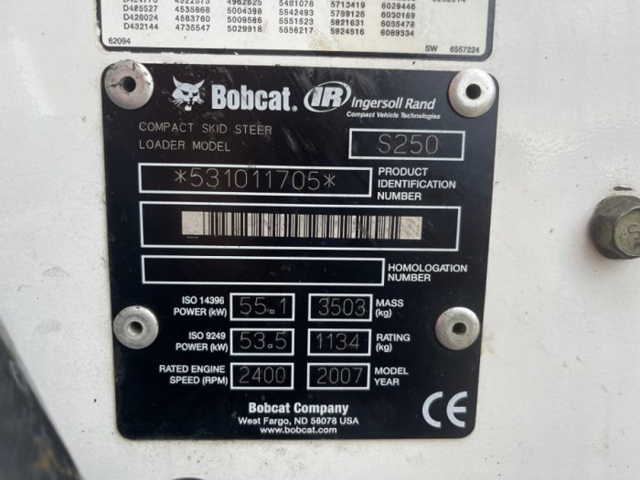 2007 Bobcat S250 - Image 15